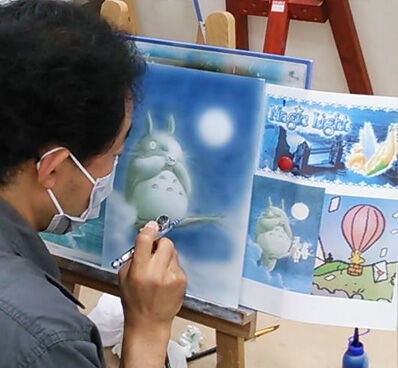 エアブラシ教室にペイペイ使えます♪(σ≧▽≦)σ