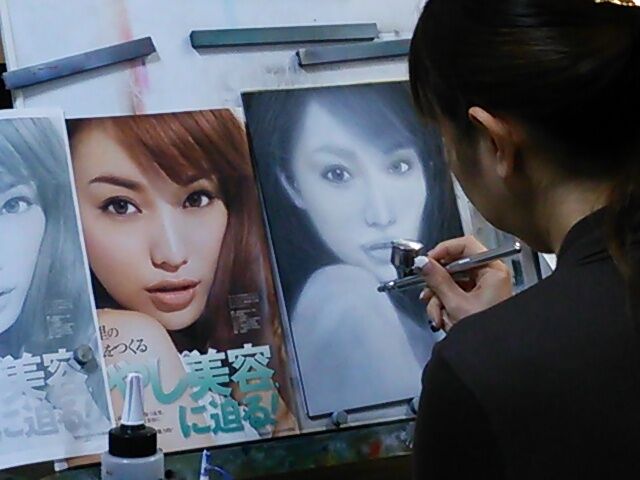 エアブラシ教室にペイペイ使えます♪(σ≧▽≦)σ