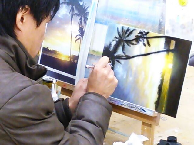 エアブラシ教室にペイペイ使えます♪(σ≧▽≦)σ