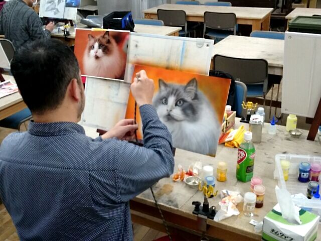 エアブラシ教室にペイペイ使えます♪(σ≧▽≦)σ