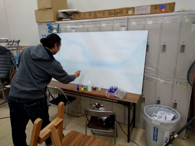 エアブラシ教室にペイペイ使えます♪(σ≧▽≦)σ