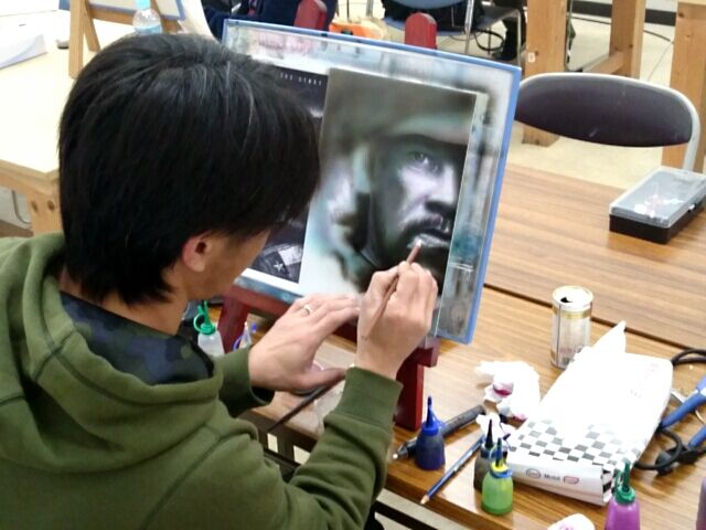 エアブラシ教室にペイペイ使えます♪(σ≧▽≦)σ