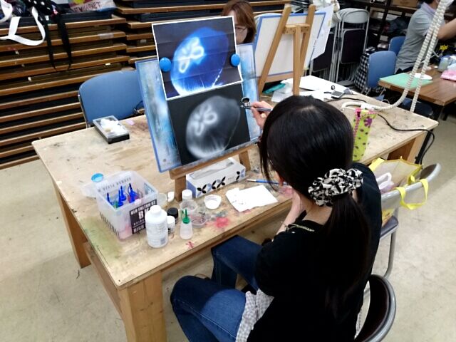 エアブラシ教室にペイペイ使えます♪(σ≧▽≦)σ