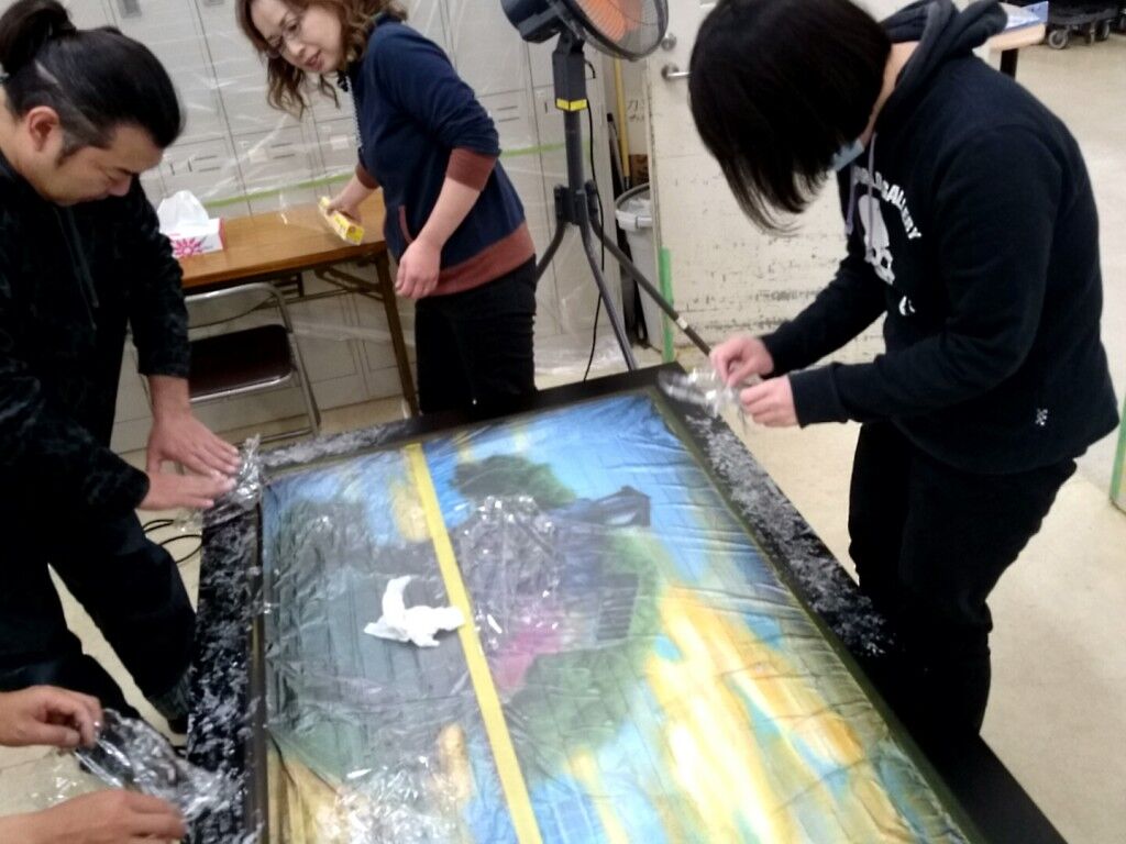 エアブラシ教室にペイペイ使えます♪(σ≧▽≦)σ