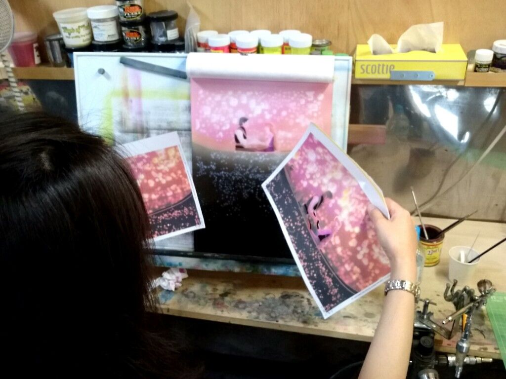 エアブラシ教室にペイペイ使えます♪(σ≧▽≦)σ