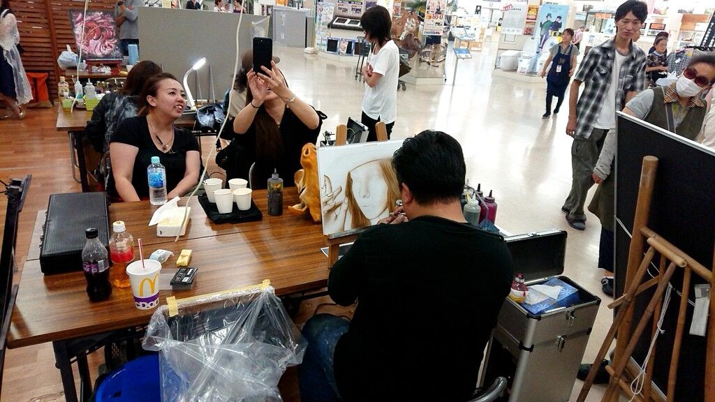 エアブラシ教室にペイペイ使えます♪(σ≧▽≦)σ